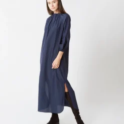 Popover Kamille Dress In Navy Habotai 21 Popover Kamille Dress In Navy Habotai -Garbiera Sales Store S67289 3