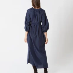 Popover Kamille Dress In Navy Habotai 15 Popover Kamille Dress In Navy Habotai -Garbiera Sales Store S67289 7
