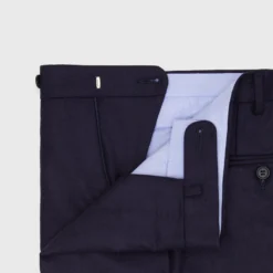 Dress Trouser In Navy Flannel -Garbiera Sales Store S67571 123