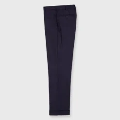 Dress Trouser In Navy Flannel