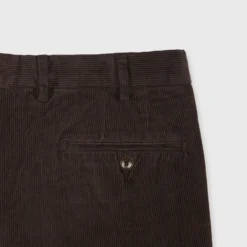 Garment-Dyed Sport Trouser In Chocolate Corduroy -Garbiera Sales Store S68081 3