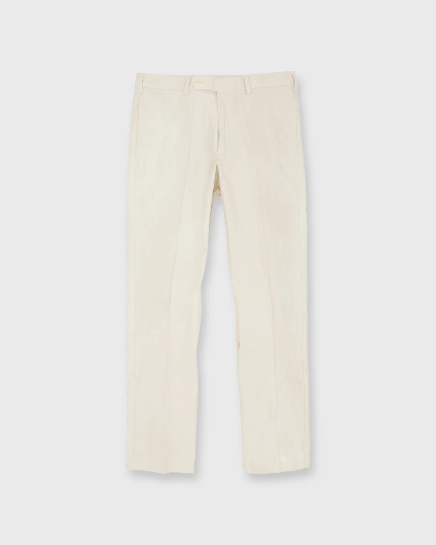 Garment-Dyed Sport Trouser In Cream Moleskin 3 Garment-Dyed Sport Trouser In Cream Moleskin