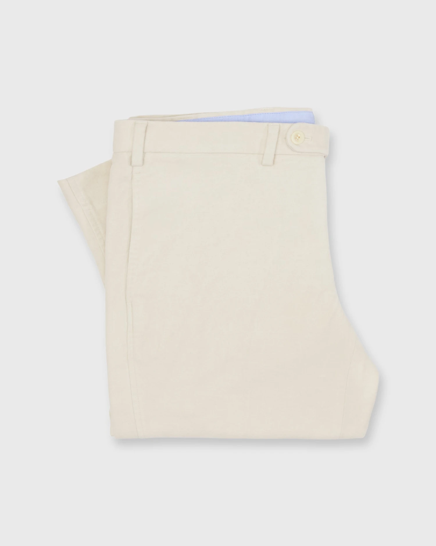 Garment-Dyed Sport Trouser In Cream Moleskin 4 Garment-Dyed Sport Trouser In Cream Moleskin - Image 2