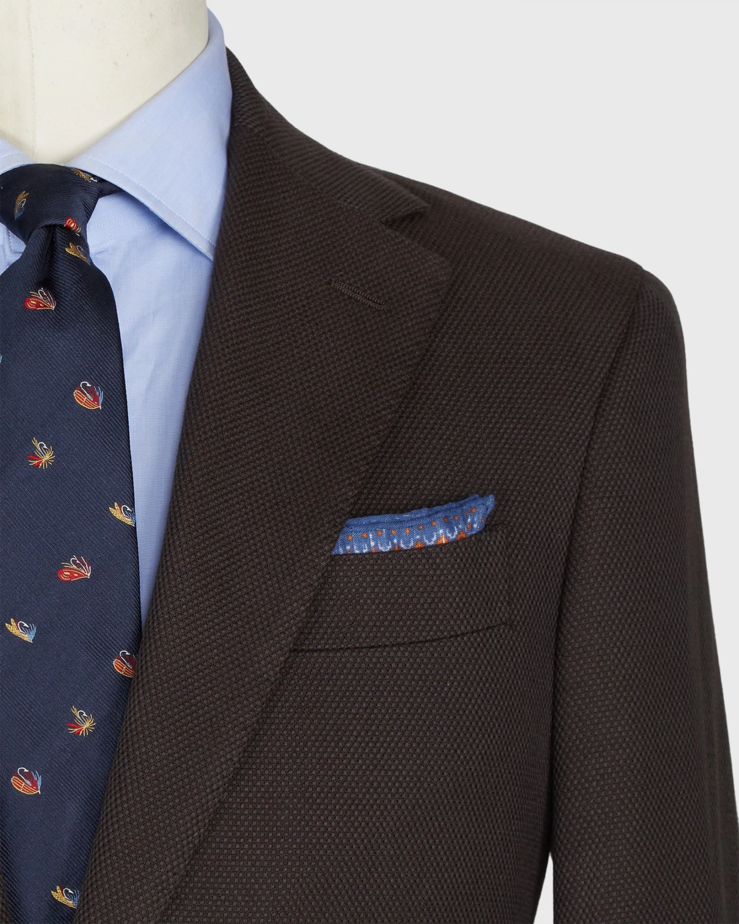 Virgil No. 2 Jacket In Chocolate Monk's Cloth 4 Virgil No. 2 Jacket In Chocolate Monk's Cloth - Image 2