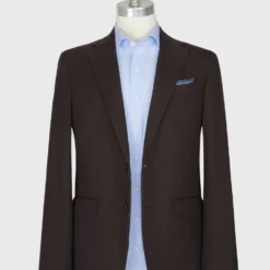 Virgil No. 2 Jacket In Chocolate Monk's Cloth 7 Virgil No. 2 Jacket In Chocolate Monk's Cloth -Garbiera Sales Store S68706 3