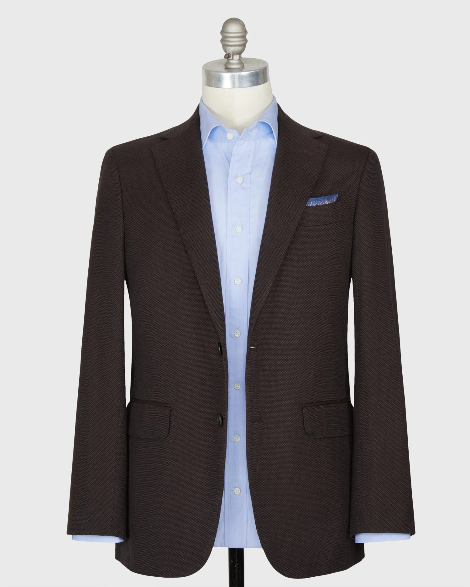 Virgil No. 2 Jacket In Chocolate Monk's Cloth 5 Virgil No. 2 Jacket In Chocolate Monk's Cloth - Image 3