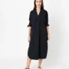 Nyala Dress In Black Poplin 2 Nyala Dress In Black Poplin -Garbiera Sales Store S70271 1