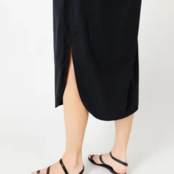 Nyala Dress In Black Poplin 14 Nyala Dress In Black Poplin -Garbiera Sales Store S70271 7