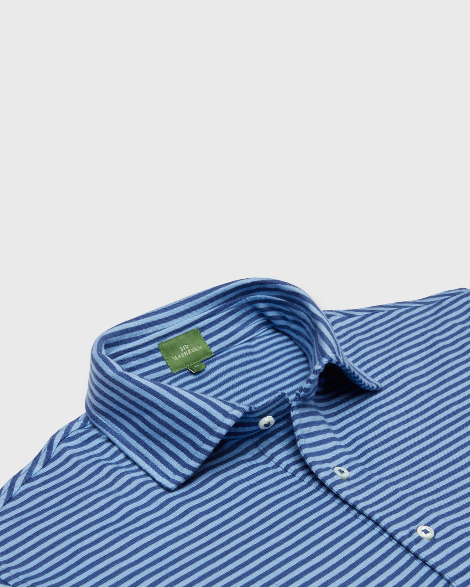 Short-Sleeved Polo In Ink/Coastal Stripe Jersey 4 Short-Sleeved Polo In Ink/Coastal Stripe Jersey - Image 2