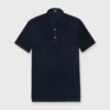 Short-Sleeved Polo In Navy Terry -Garbiera Sales Store S70334 5