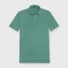 Slim-Fit Short-Sleeved Polo In Lovat Jersey -Garbiera Sales Store S70350 55