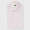 Spread Collar Sport Shirt In Pale Pink Garment-Dyed Poplin -Garbiera Sales Store S70460 29