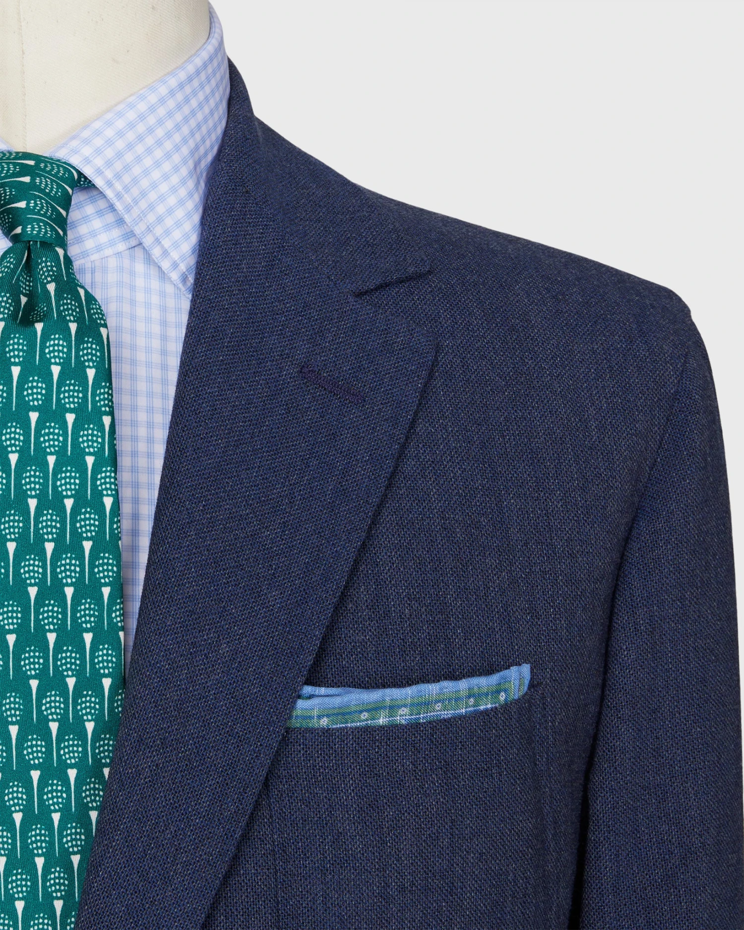 Ghost Blazer In Pacific Wool Hopsack 4 Ghost Blazer In Pacific Wool Hopsack - Image 2