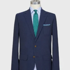 Ghost Blazer In Pacific Wool Hopsack