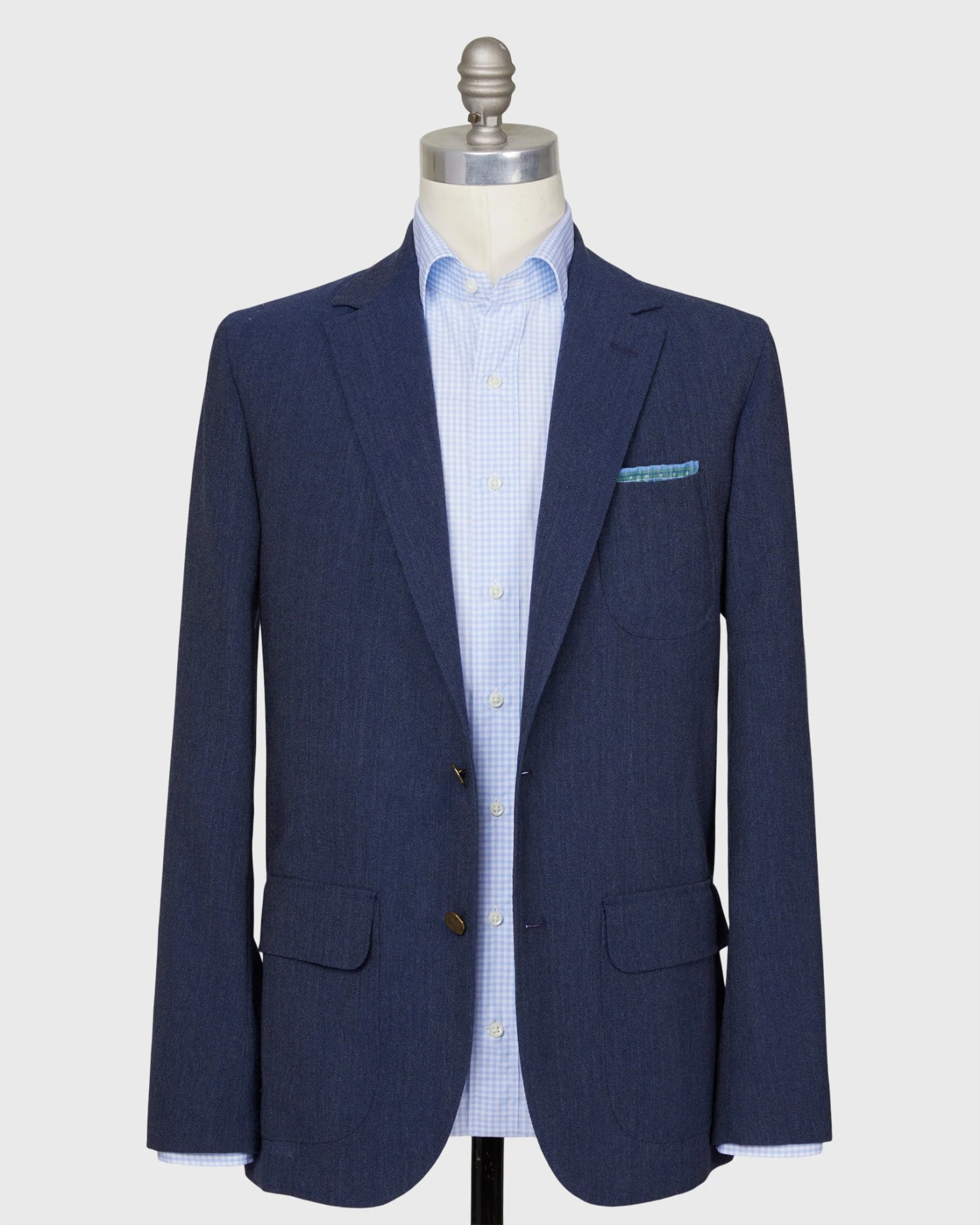 Ghost Blazer In Pacific Wool Hopsack 5 Ghost Blazer In Pacific Wool Hopsack - Image 3