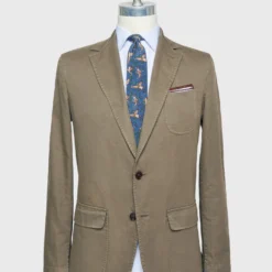 Butcher Jacket In Tobacco High Ridge Twill