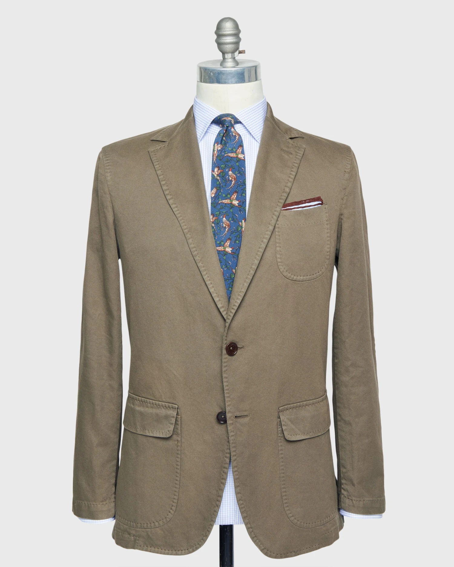 Butcher Jacket In Tobacco High Ridge Twill 3 Butcher Jacket In Tobacco High Ridge Twill