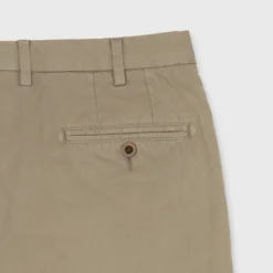 Garment-Dyed Sport Trouser In Mushroom Lightweight Twill -Garbiera Sales Store S71013 266