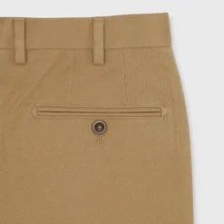 Sport Trouser In British Khaki Cotton/Cashmere Twill 7 Sport Trouser In British Khaki Cotton/Cashmere Twill -Garbiera Sales Store S71019 58