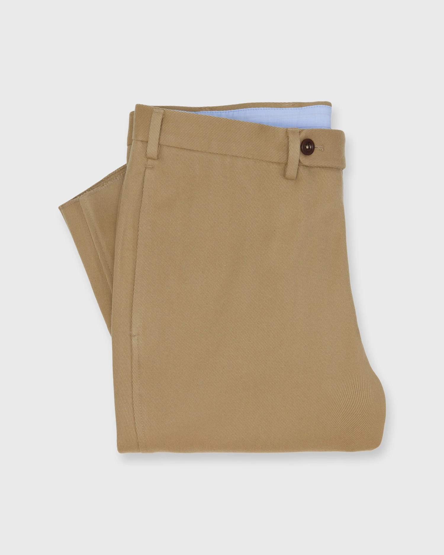 Sport Trouser In British Khaki Cotton/Cashmere Twill 4 Sport Trouser In British Khaki Cotton/Cashmere Twill - Image 2