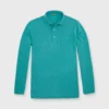 Long-Sleeved Polo In Heathered Green Pima Pique 2 Long-Sleeved Polo In Heathered Green Pima Pique -Garbiera Sales Store S71039 20