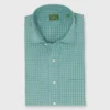 Spread Collar Sport Shirt In Juniper/Blue/Sky Tattersall Poplin 2 Spread Collar Sport Shirt In Juniper/Blue/Sky Tattersall Poplin -Garbiera Sales Store S71052 108 copy