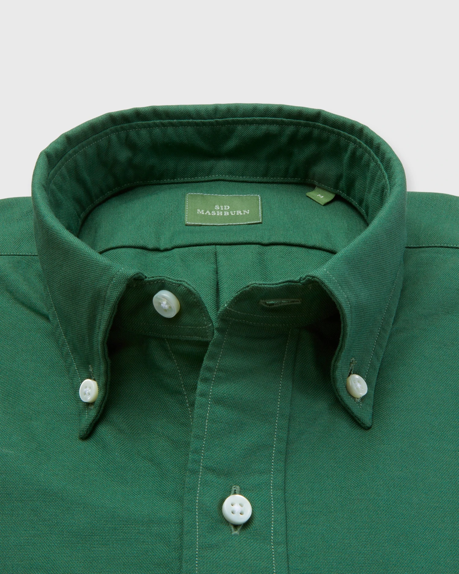 Button-Down Sport Shirt In Green Oxford 4 Button-Down Sport Shirt In Green Oxford - Image 2
