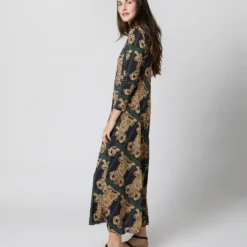 Drifter Dress In Tiger Tiles Black Jersey -Garbiera Sales Store S71140 249