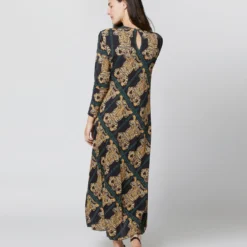 Drifter Dress In Tiger Tiles Black Jersey -Garbiera Sales Store S71140 282