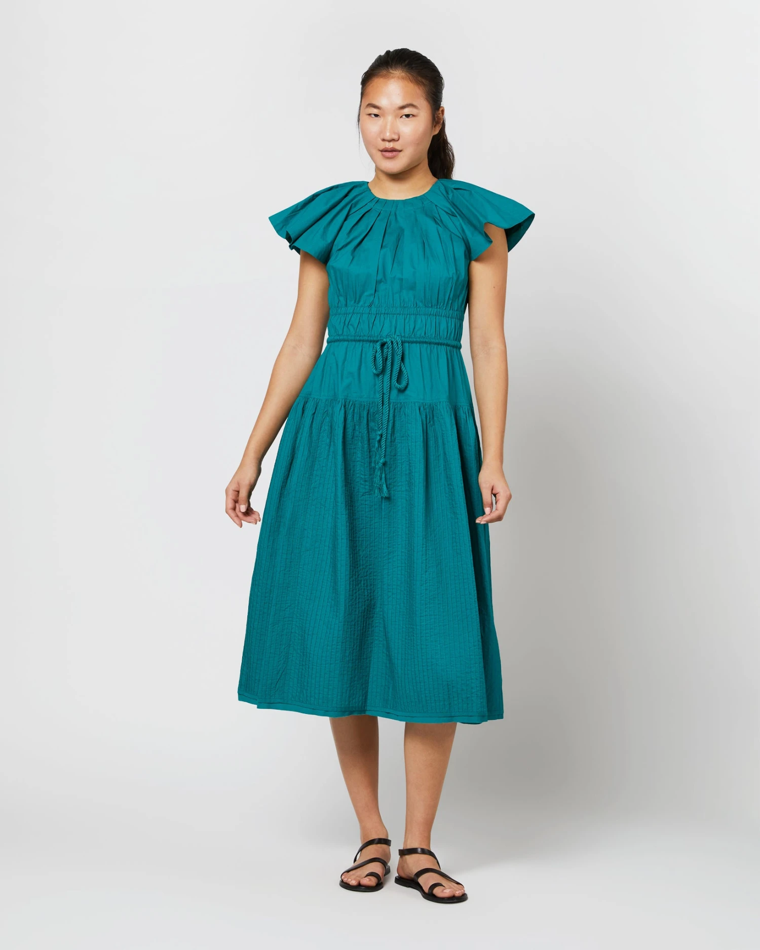 ULLA JOHNSON Darlene Dress In Verdigris 3 ULLA JOHNSON Darlene Dress In Verdigris