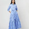 Bellini Dress In Third Eye Embroidered Popeline -Garbiera Sales Store S71231 873