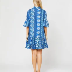 Choux Dress In Costiera Summer Popeline -Garbiera Sales Store S71233 23