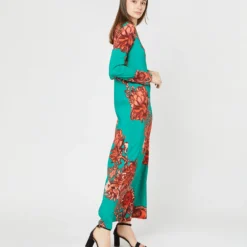 Long Sleeve Swing Dress In Anemone Ghirlanda Sablé 13 Long Sleeve Swing Dress In Anemone Ghirlanda Sablé -Garbiera Sales Store S71243 285