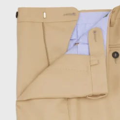 Dress Trouser In Khaki Midweight Twill 7 Dress Trouser In Khaki Midweight Twill -Garbiera Sales Store S71682 75