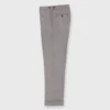 Pleated Dress Trouser In Brown Mix Sharkskin 1 Pleated Dress Trouser In Brown Mix Sharkskin -Garbiera Sales Store S71686 70
