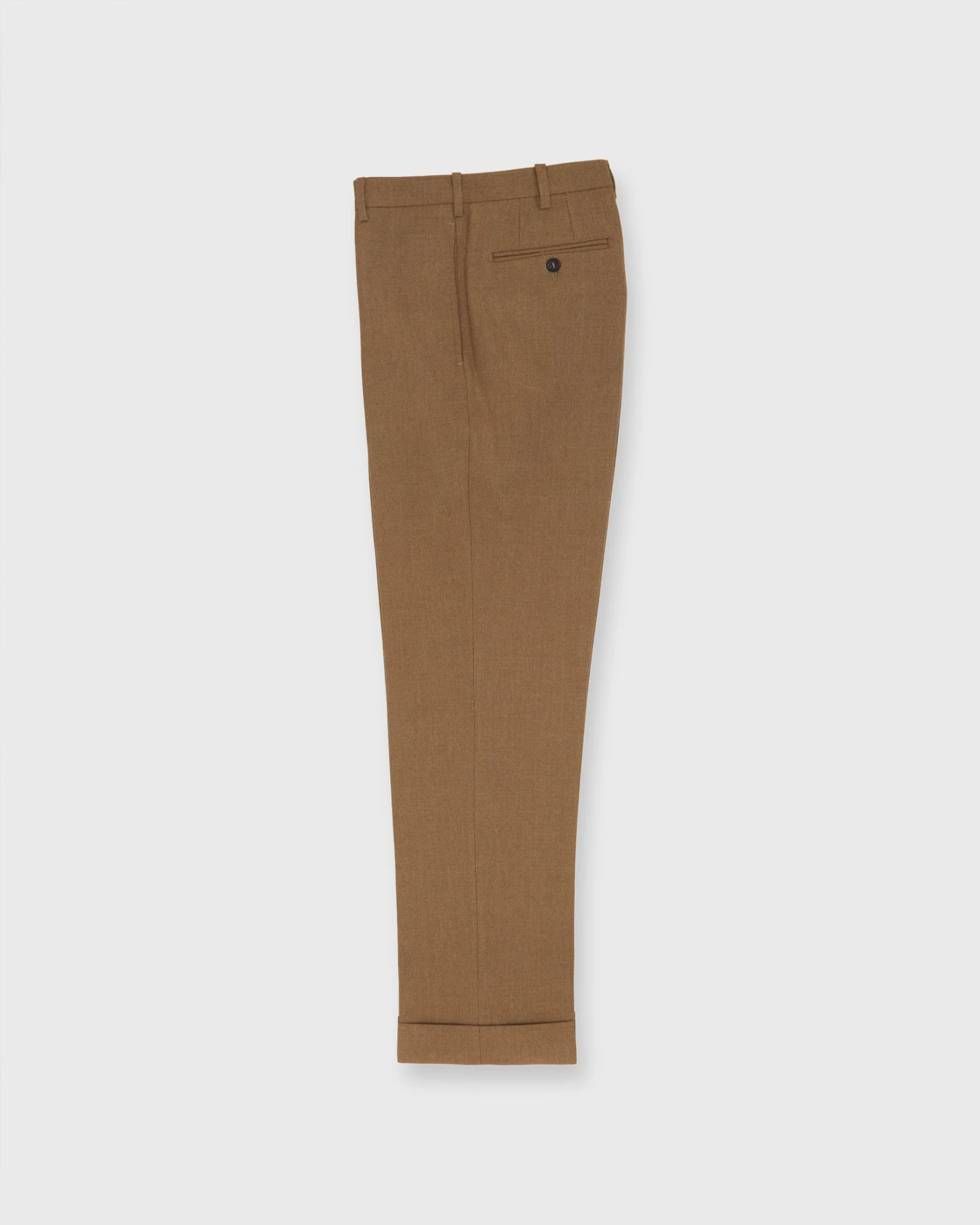 Dress Trouser In Tobacco Hopsack 3 Dress Trouser In Tobacco Hopsack