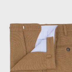 Dress Trouser In Tobacco Hopsack 9 Dress Trouser In Tobacco Hopsack -Garbiera Sales Store S71687 94