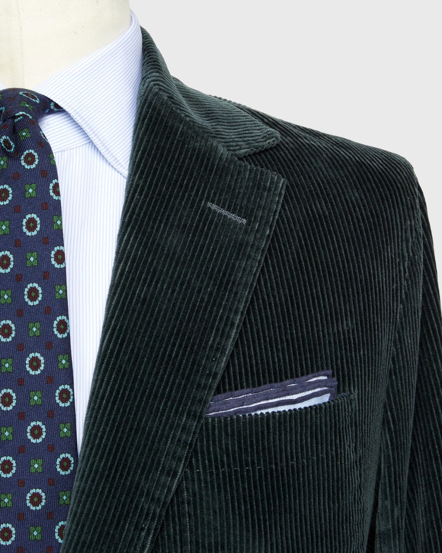 Butcher Jacket In Pine Corduroy 4 Butcher Jacket In Pine Corduroy - Image 2