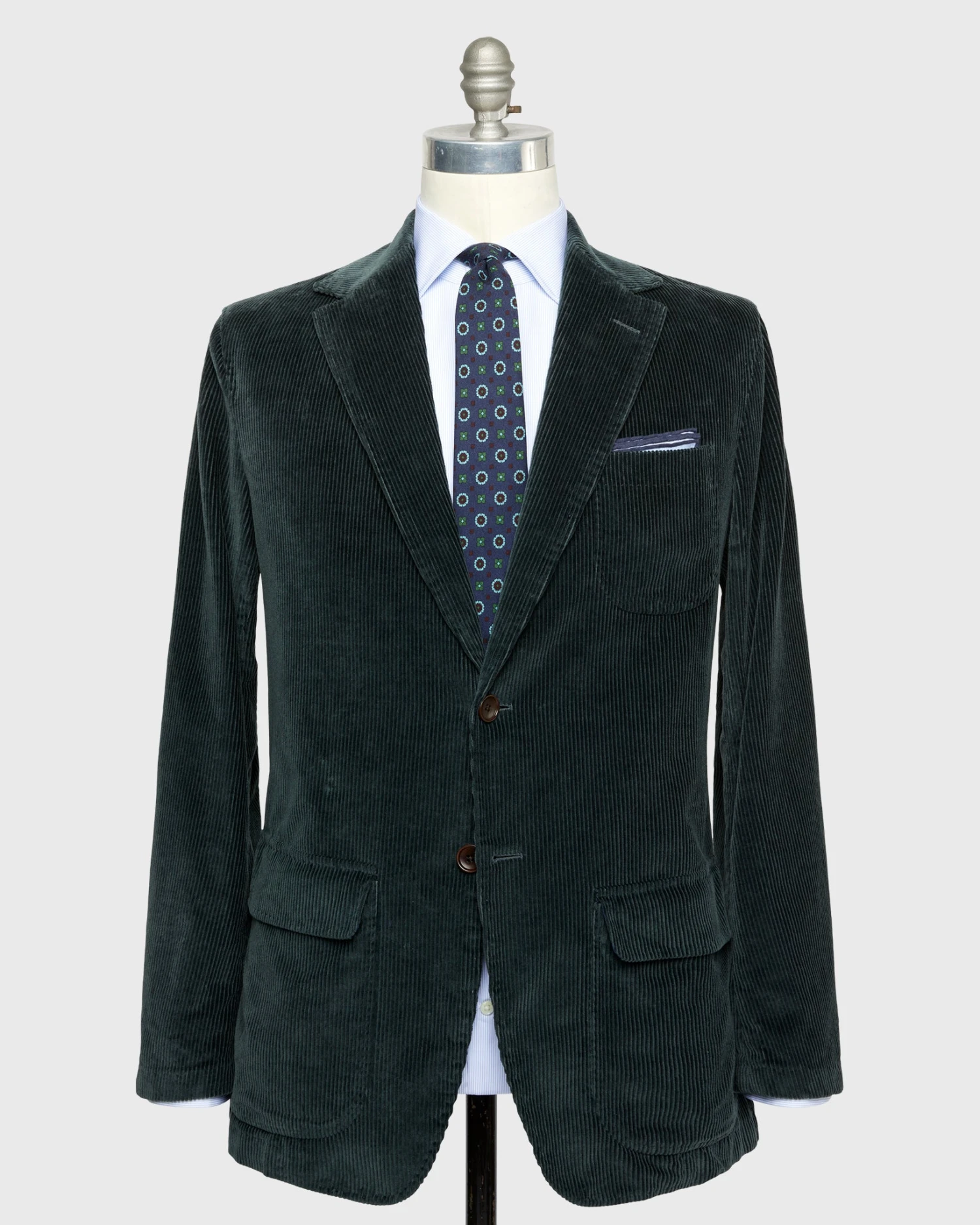 Butcher Jacket In Pine Corduroy 3 Butcher Jacket In Pine Corduroy