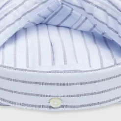 Button-Down Sport Shirt In Sky/Navy Stripe Oxford 7 Button-Down Sport Shirt In Sky/Navy Stripe Oxford -Garbiera Sales Store S71721 356