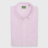 Button-Down Sport Shirt In Berry University Stripe Oxford -Garbiera Sales Store S71730 247