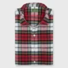 Spread Collar Sport Shirt In Dress Stewart Tartan Flannel 2 Spread Collar Sport Shirt In Dress Stewart Tartan Flannel -Garbiera Sales Store S72064 223