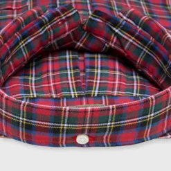 Button-Down Sport Shirt In Royal Stewart Tartan Twill -Garbiera Sales Store S72066 335
