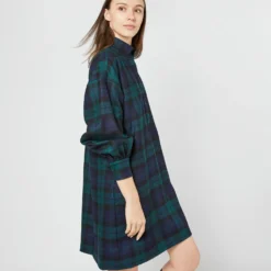 Anaya Popover Dress In Blackwatch Tartan Stretch Wool 11 Anaya Popover Dress In Blackwatch Tartan Stretch Wool -Garbiera Sales Store S72083 1463