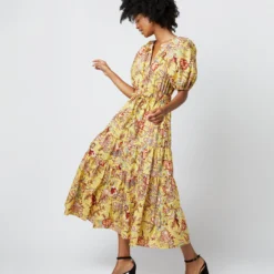 ULLA JOHNSON Olina Dress In Calla Lily -Garbiera Sales Store S72100 501