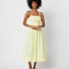 ULLA JOHNSON Lisbet Dress In Lemon Quartz -Garbiera Sales Store S72101 10