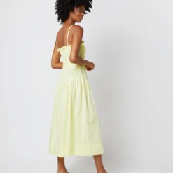ULLA JOHNSON Lisbet Dress In Lemon Quartz -Garbiera Sales Store S72101 24