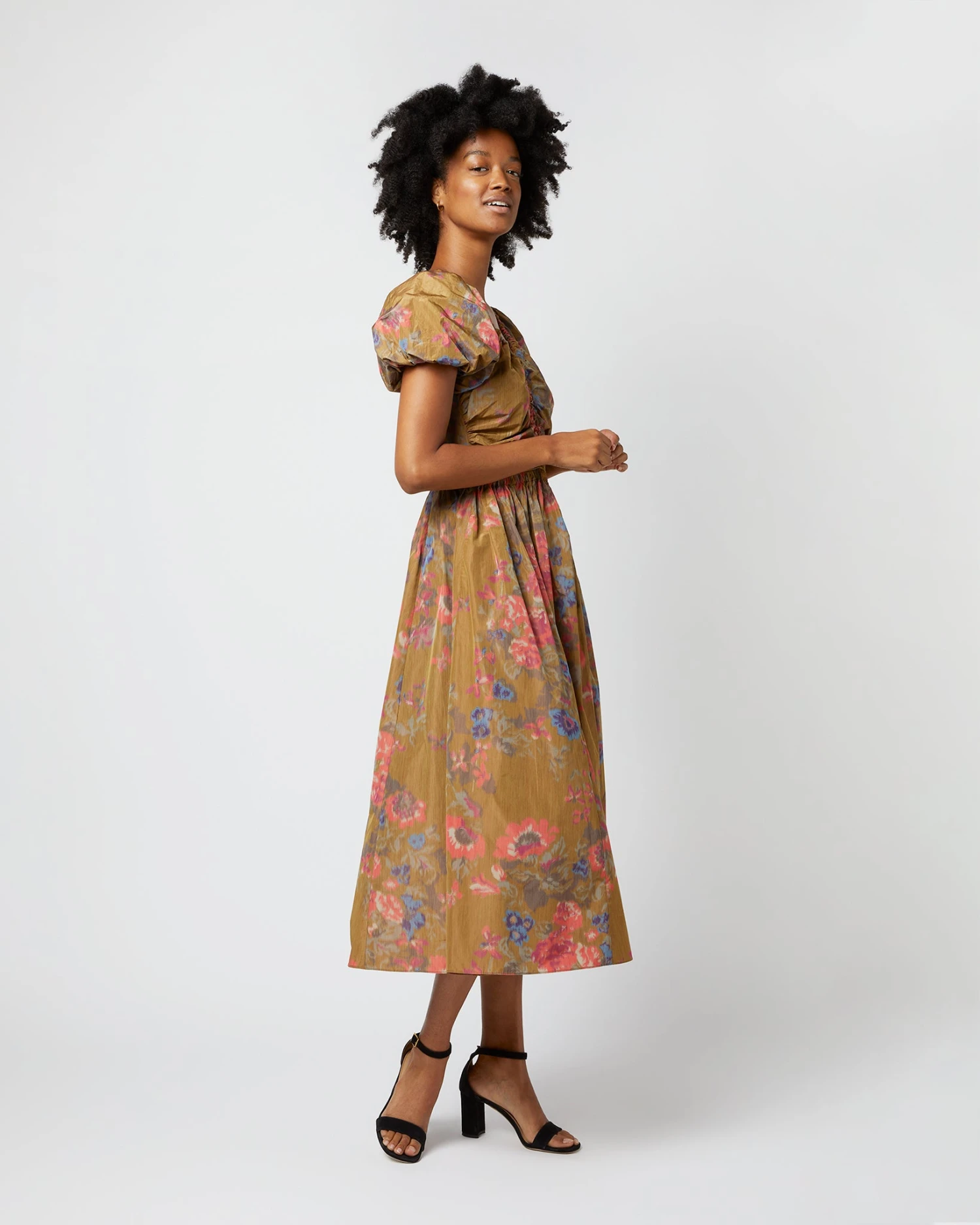 ULLA JOHNSON Cecile Dress In Bamboo Bam 7 ULLA JOHNSON Cecile Dress In Bamboo Bam - Image 5