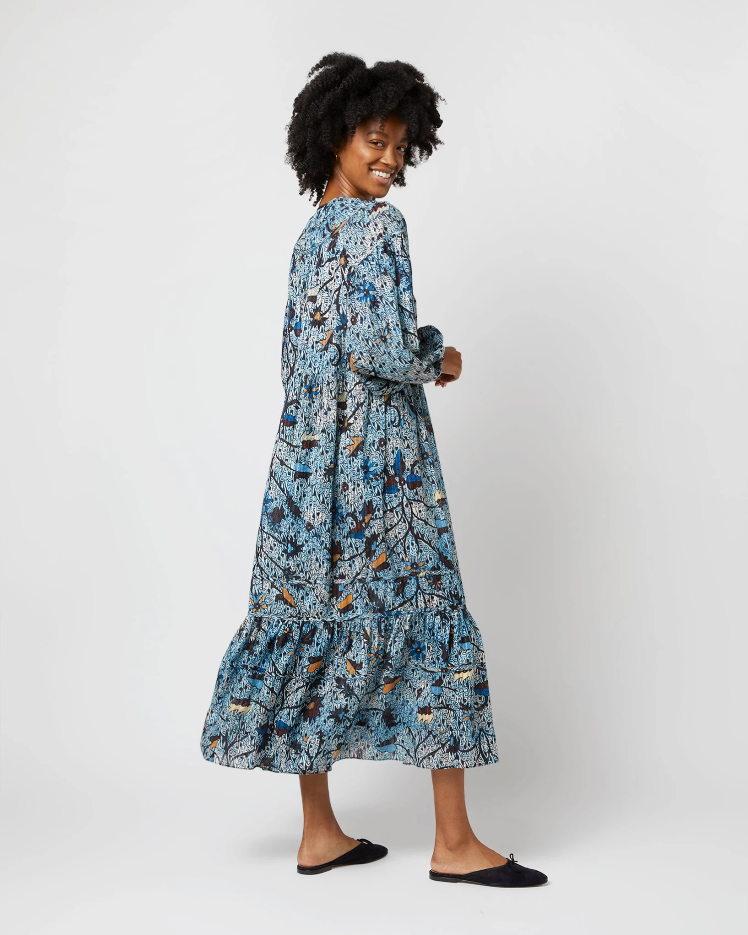 ULLA JOHNSON Iona Dress In Morning Glory 8 ULLA JOHNSON Iona Dress In Morning Glory - Image 6