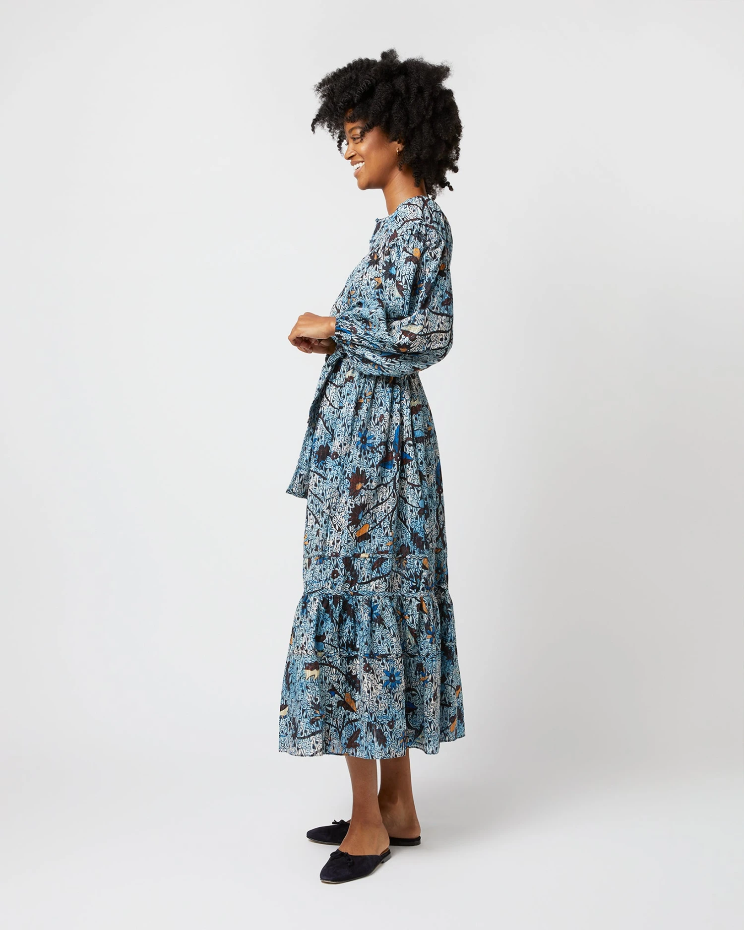 ULLA JOHNSON Iona Dress In Morning Glory 5 ULLA JOHNSON Iona Dress In Morning Glory - Image 3